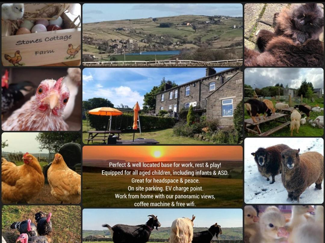 Stones Cottage Farm, Nr Haworth, Family Friendly, Work Friendly, Gaming Barn, Crafting, Free Wifi, Free Parking, Ev Point Oxenhope Zewnętrze zdjęcie